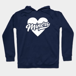 Vintage Miners School Spirit // High School Football Mascot // Go Miners Hoodie